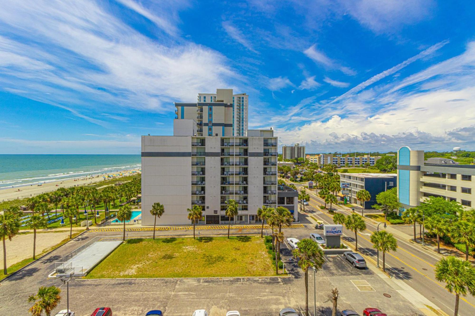 Ocean View Double Suite! Sleeps 4 Meridian Plaza 705 マートルビーチ エクステリア 写真