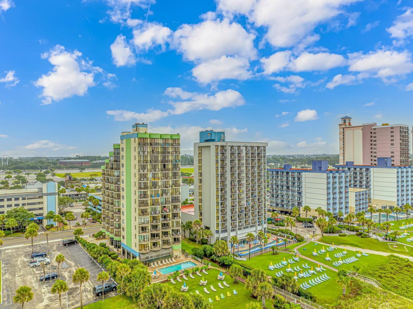 Ocean View Double Suite! Sleeps 4 Meridian Plaza 705 マートルビーチ エクステリア 写真