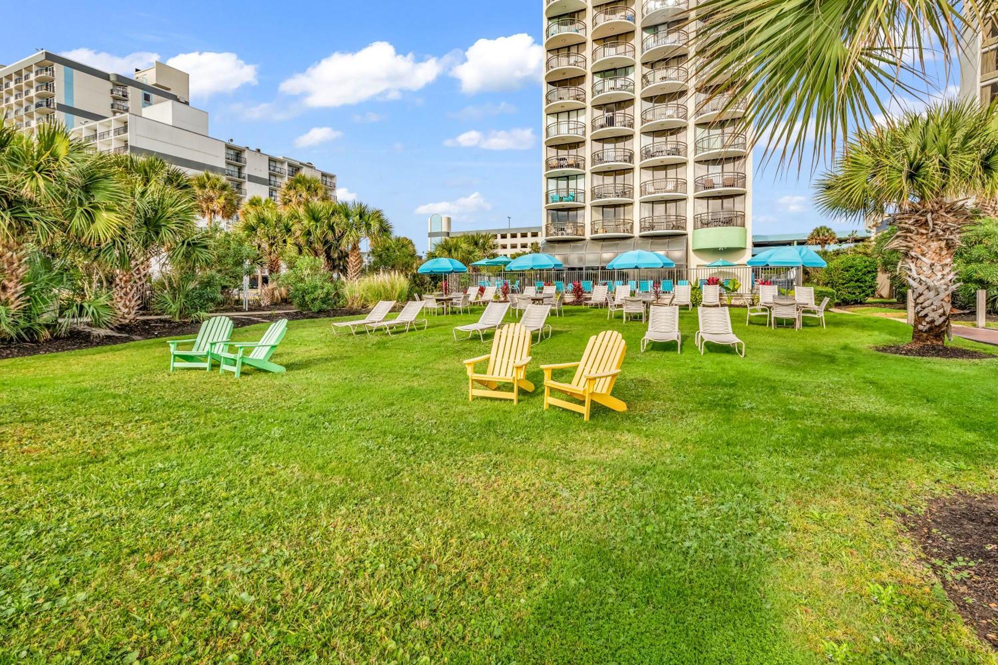 Ocean View Double Suite! Sleeps 4 Meridian Plaza 705 マートルビーチ エクステリア 写真