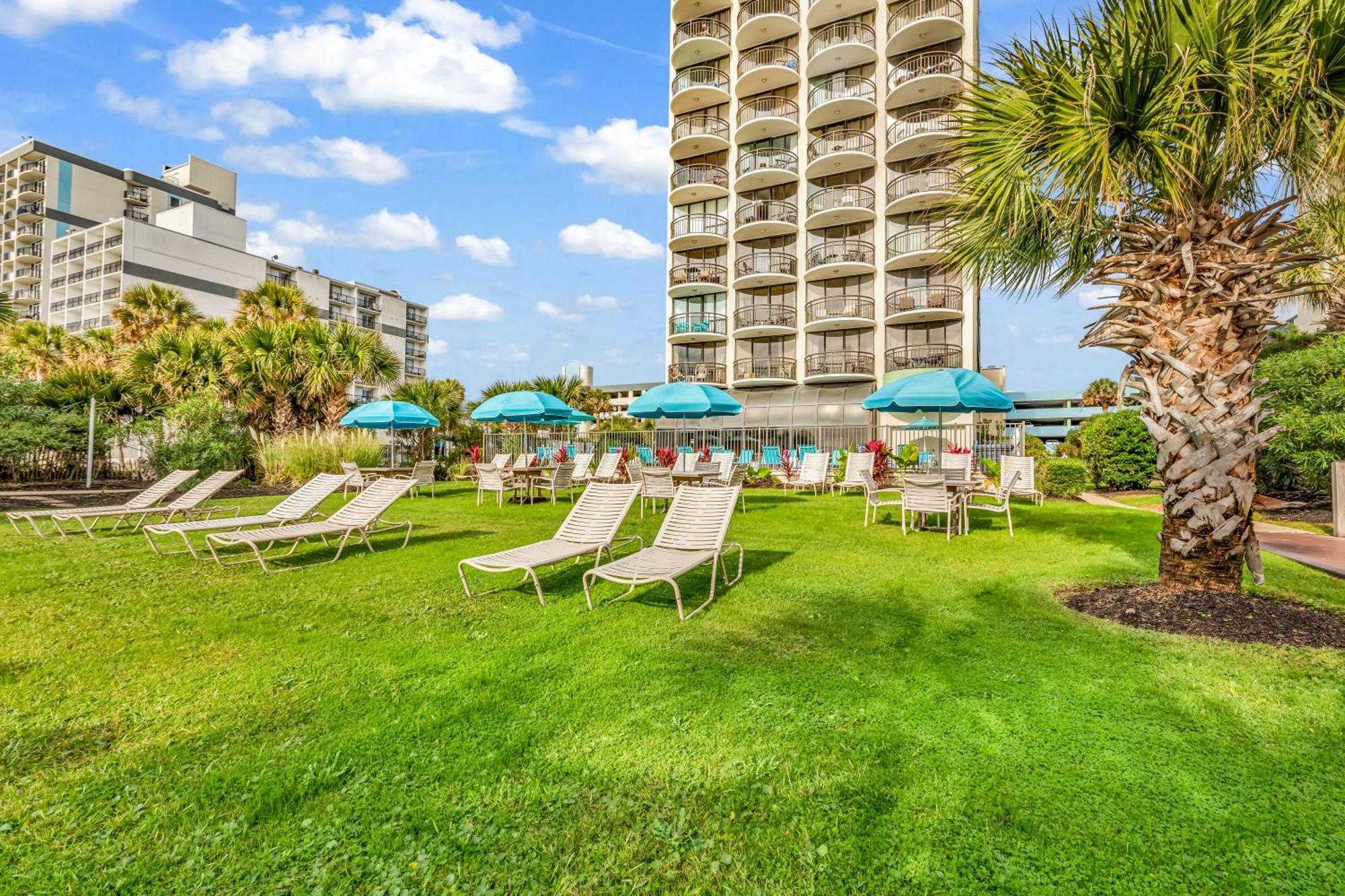 Ocean View Double Suite! Sleeps 4 Meridian Plaza 705 マートルビーチ エクステリア 写真