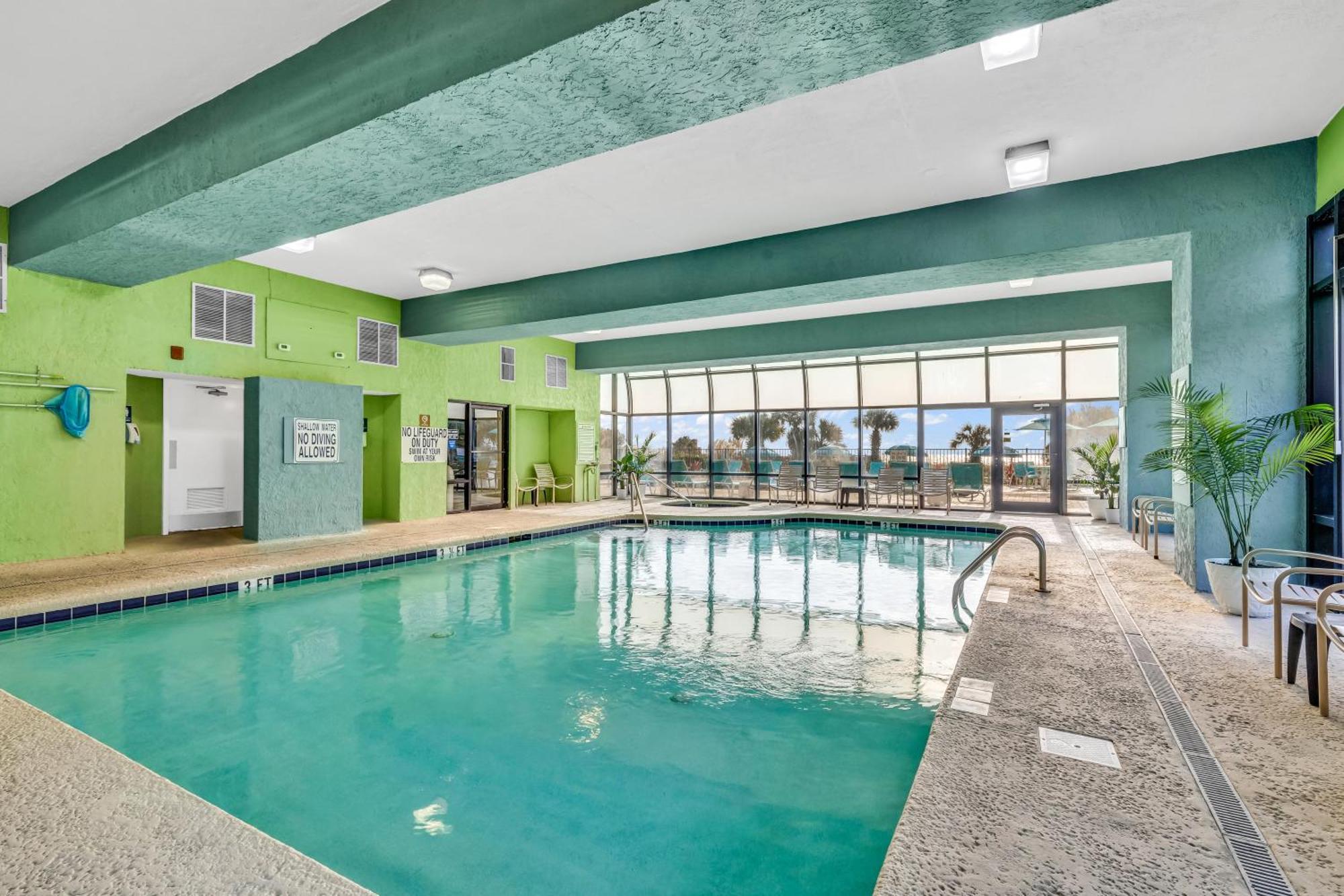Ocean View Double Suite! Sleeps 4 Meridian Plaza 705 マートルビーチ エクステリア 写真