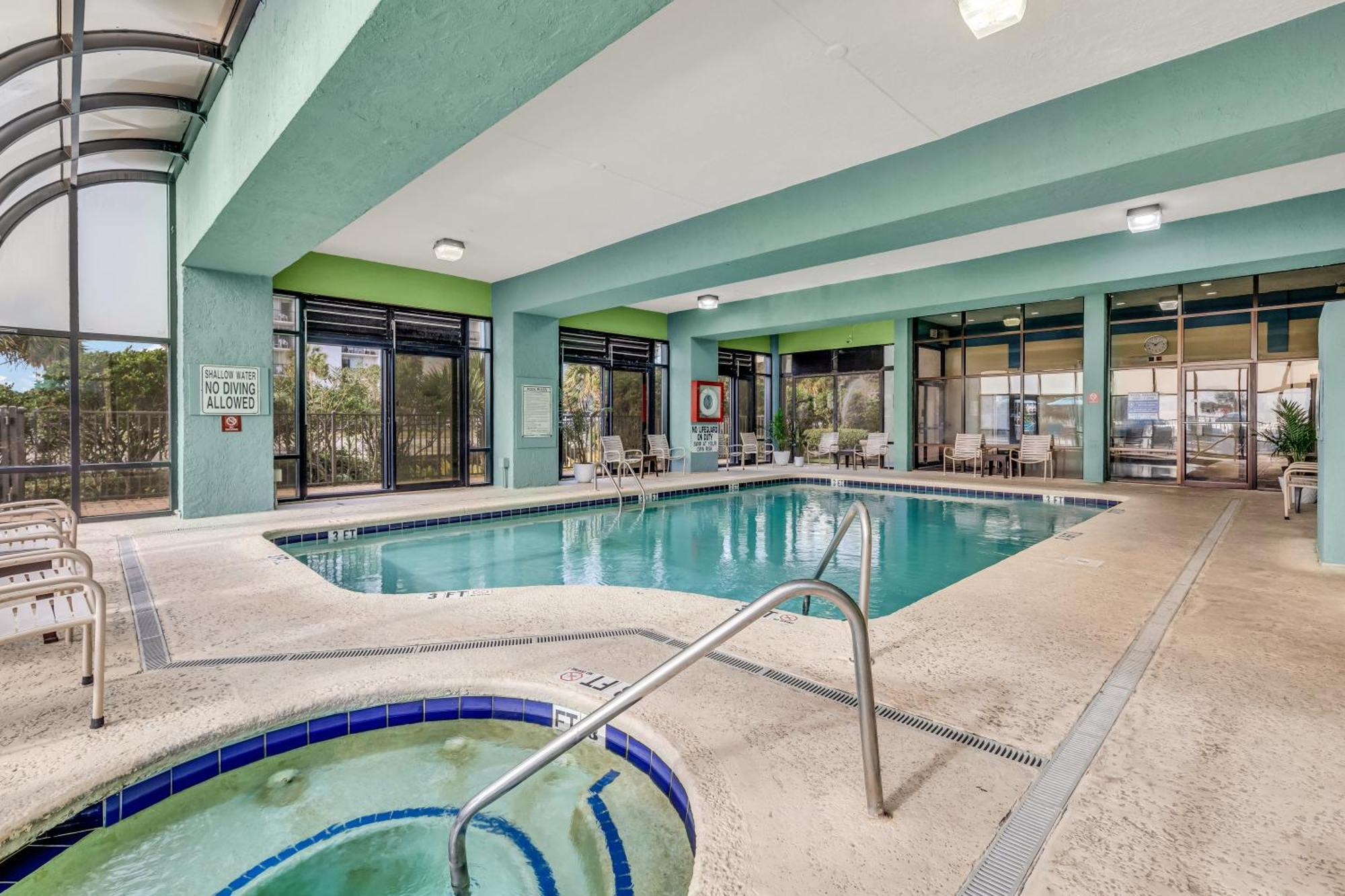 Ocean View Double Suite! Sleeps 4 Meridian Plaza 705 マートルビーチ エクステリア 写真