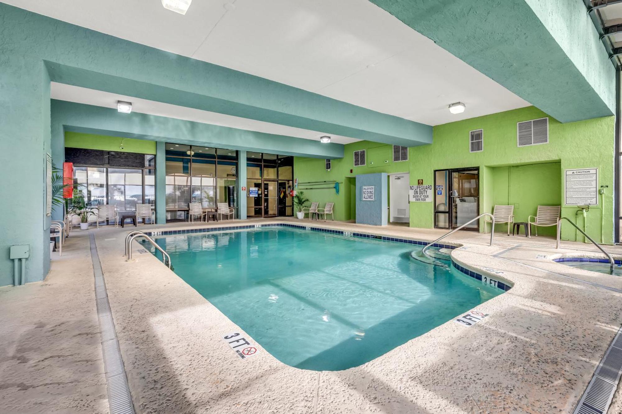 Ocean View Double Suite! Sleeps 4 Meridian Plaza 705 マートルビーチ エクステリア 写真